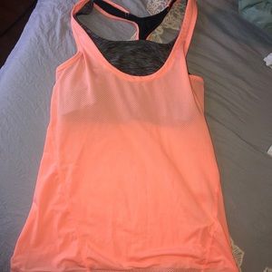 orange workout top